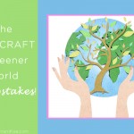 The Let’s CRAFT a Greener World Sweepstakes! table green