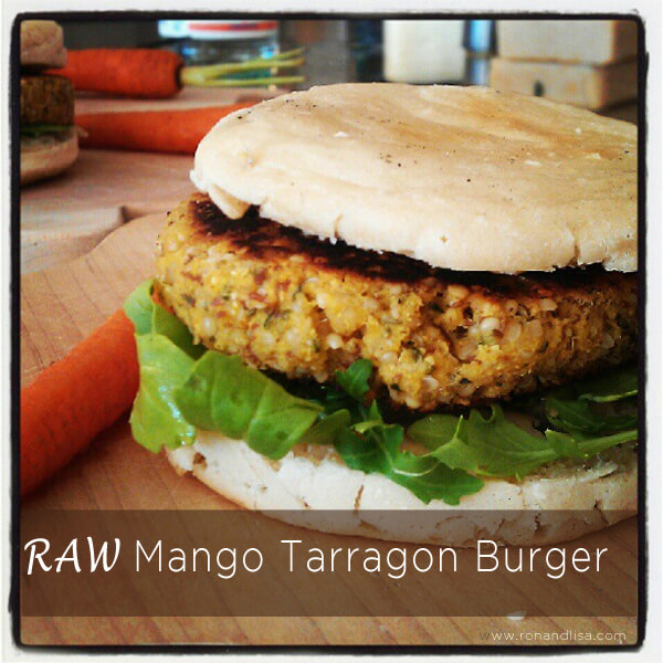 RAW Mango Tarragon Burger