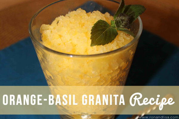 Orange-Basil Granita Recipe