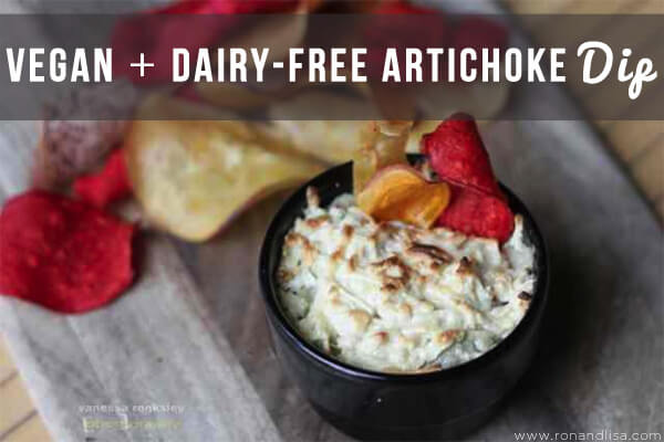 Vegan + Dairy-Free Artichoke Dip