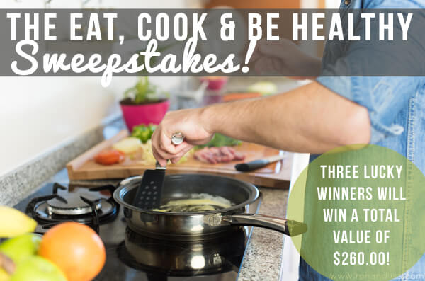 Eat, Cook & Be Healthy sweeps copy