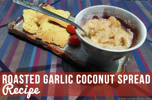 Roasted Garlic Coconut Spread Recipe