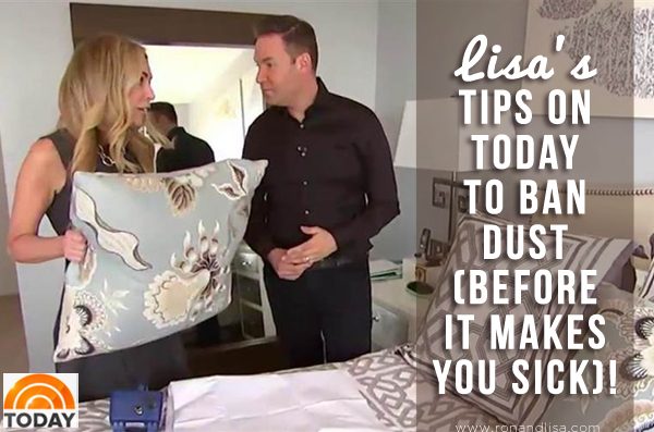 Lisa’s Tips on TODAY to Ban Dust (Before it Makes You Sick)!