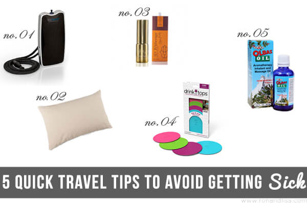 5 Quick Travel Tips To Avoid Getting Sick