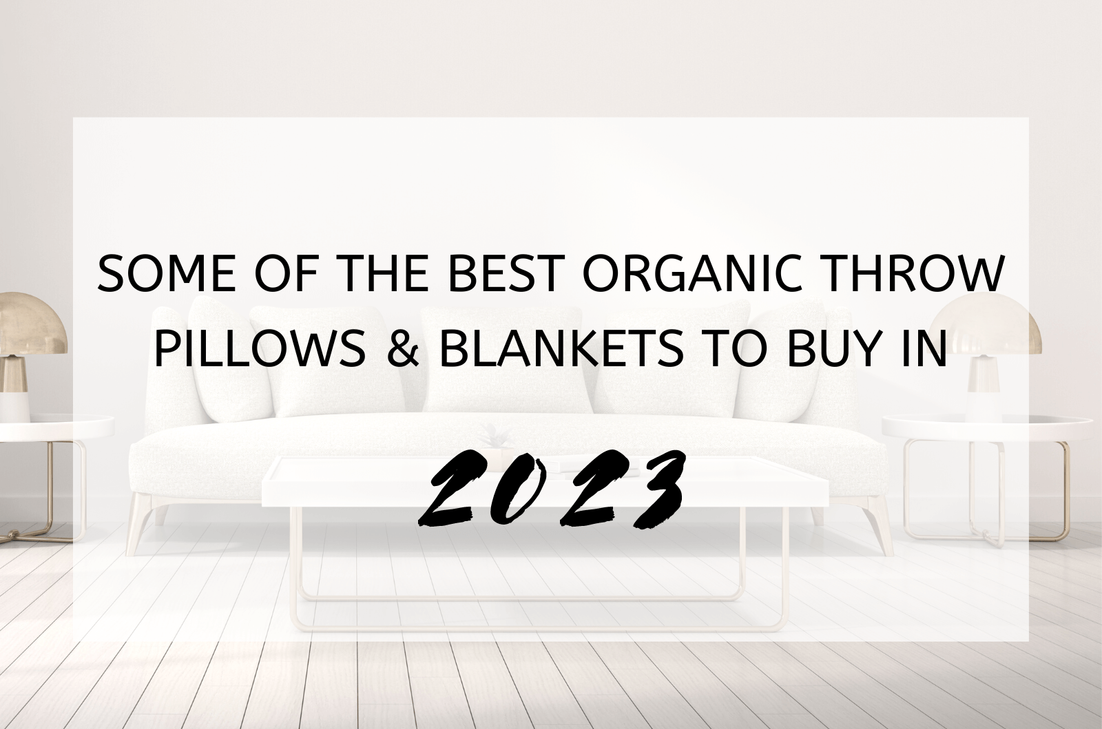 Some Of The Best Organic Throw Pillows &Amp; Blankets To Buy In 2023 (1)