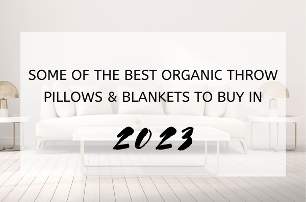 Some of the Best Organic Throw Pillows & Blankets to Buy in 2023 (1)
