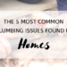 The 5 Most Common Plumbing Issues Found in Homes