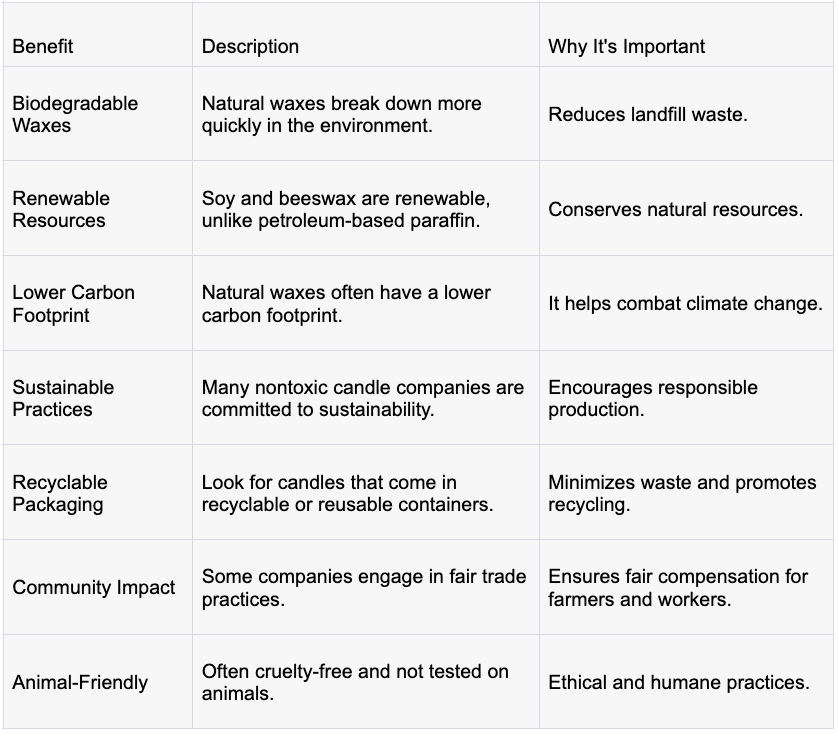 The Environmental Impact Of Nontoxic Candles